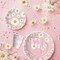 Daisy 1st Birthday Decorations Party Tableware Set, Groovy Retro Floral Daisy First Birthday Party Supplies, Paper Plate, Napkin, Cup, Tablecloth, Disposable Cutlery | Serves 24